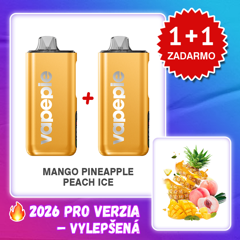 💥Akcia 1+1 ZADARMO!🔥VAPEPIE PRO 40000 Potiahnutí