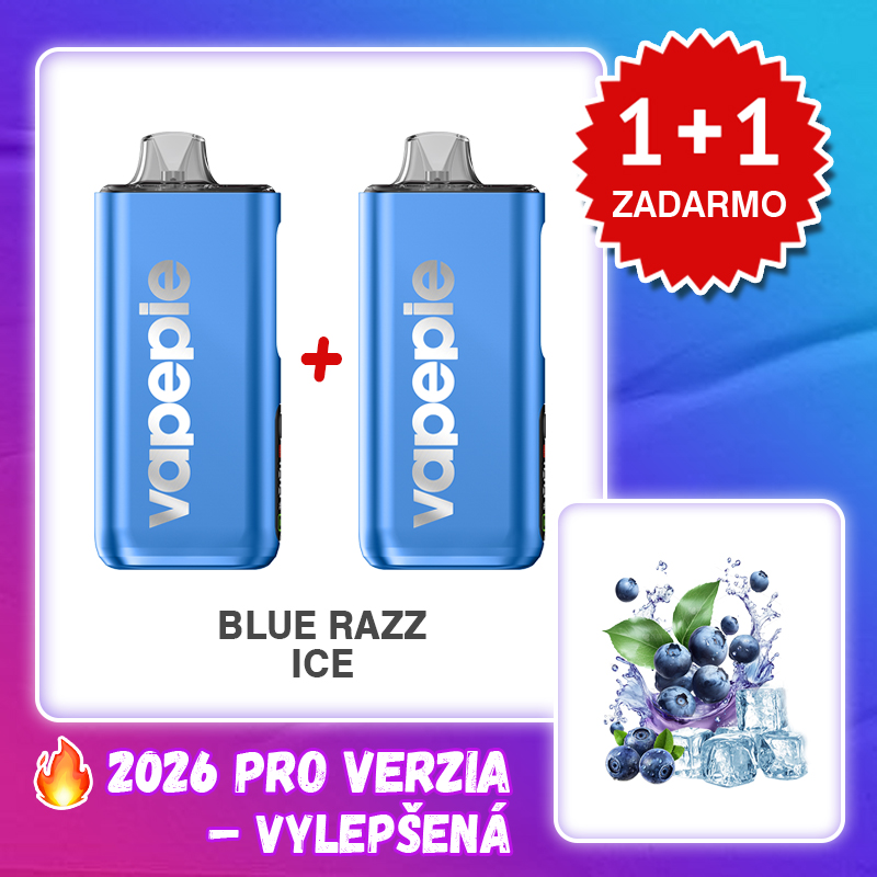 💥Akcia 1+1 ZADARMO!🔥VAPEPIE PRO 40000 Potiahnutí