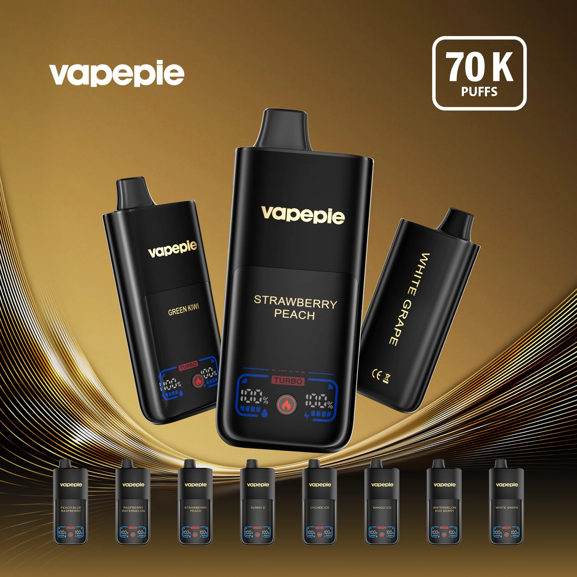 VAPEPIE MAX 70000 Puffs Disposable Vape – Long-Lasting, Multiple Flavors