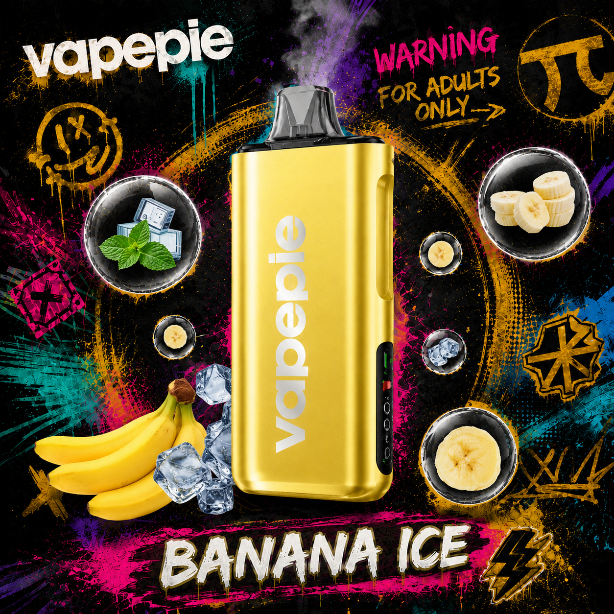 Vapepie 40000 Pro – Banán Jég