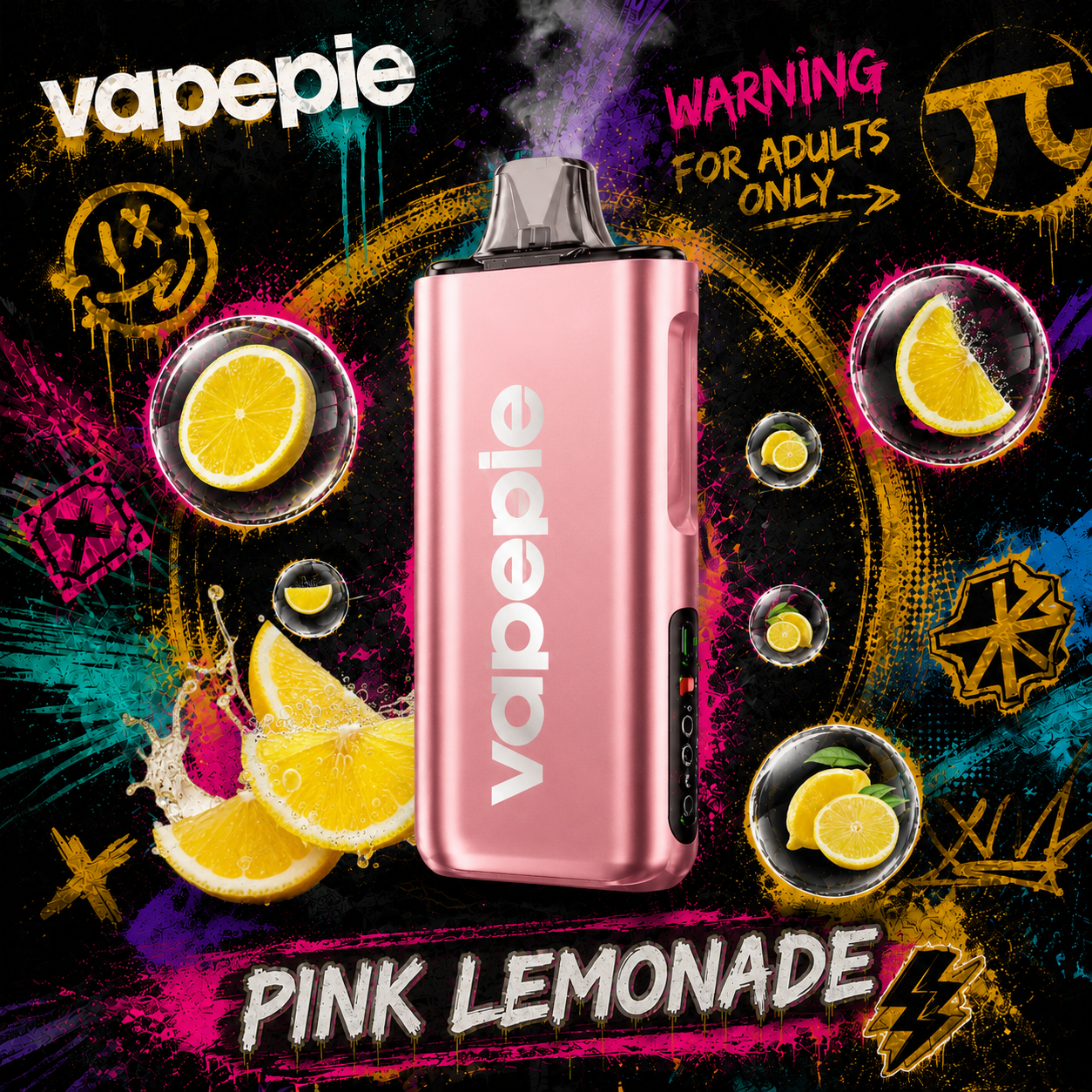 Vapepie 40000 Pro – Rózsaszín Citrom