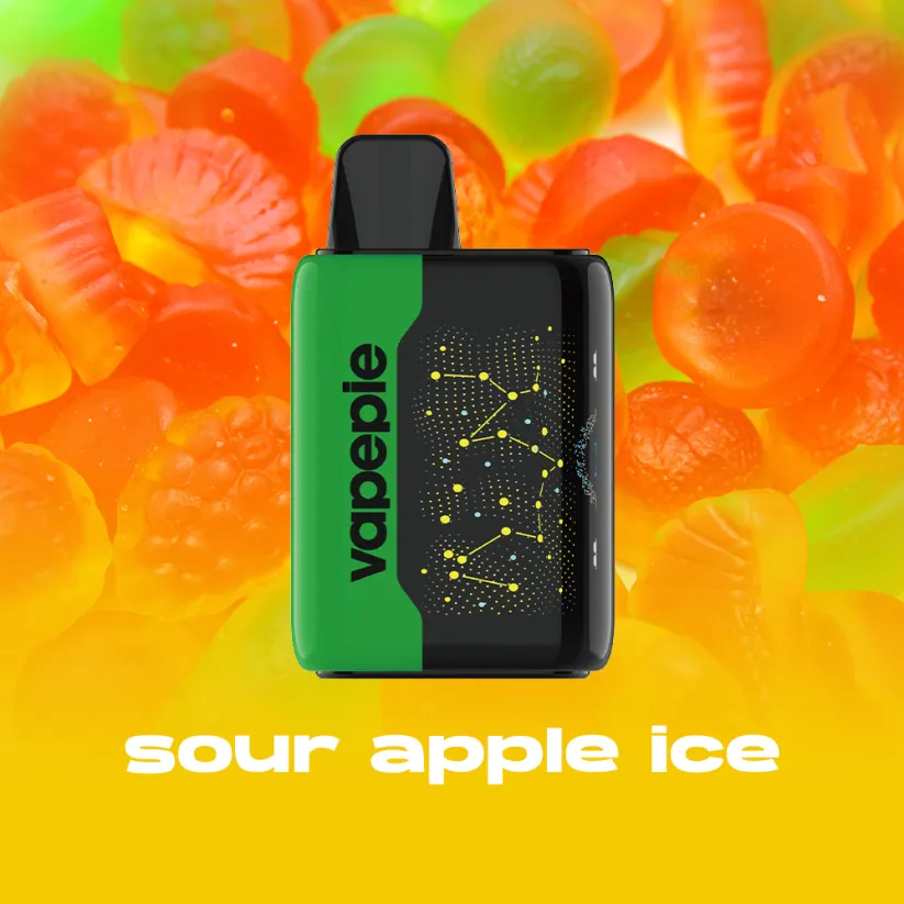 VAPEPIE 25000 PUFFS---SOUR APPLE ICE PINEAPPLE