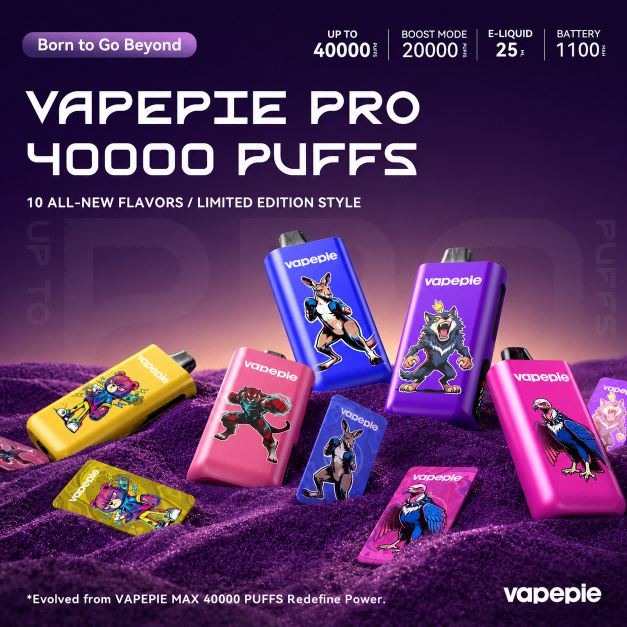 🏆Choose 3 flavors ☛ NEW-VAPEPE PRO 40000