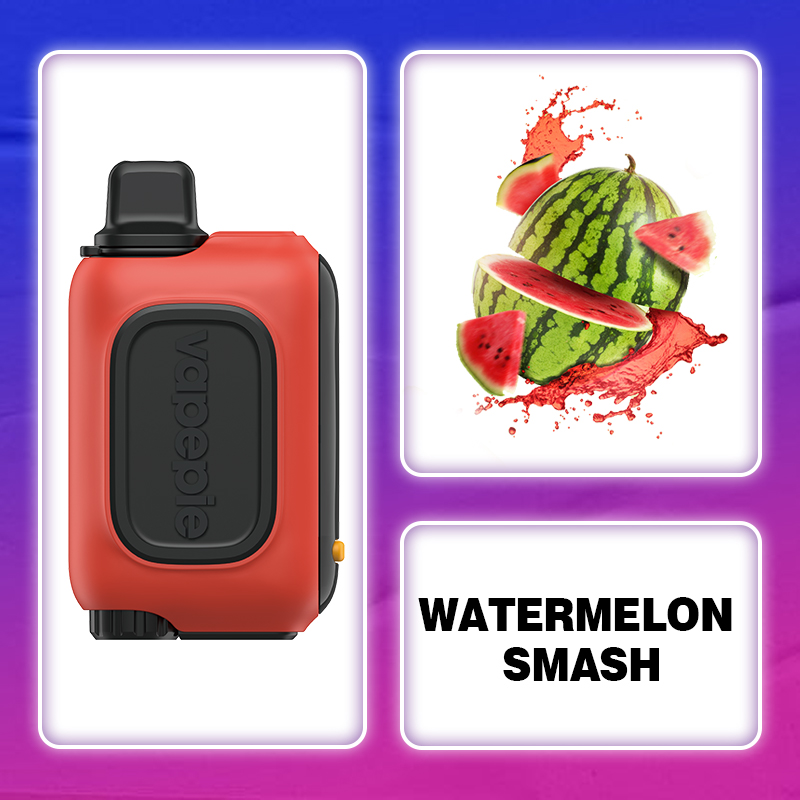 💥Akcia 1+1 ZADARMO!🔥Vodní meloun Smash & Vapepie RO 15000 PUFFS
