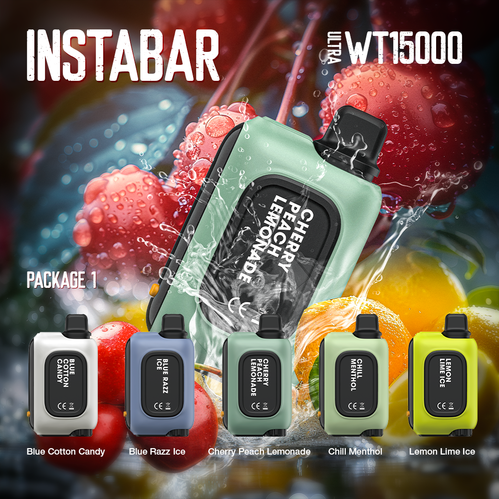 INSTABAR WT15000 PUFFS-Innováció és kényelem egy eszközben