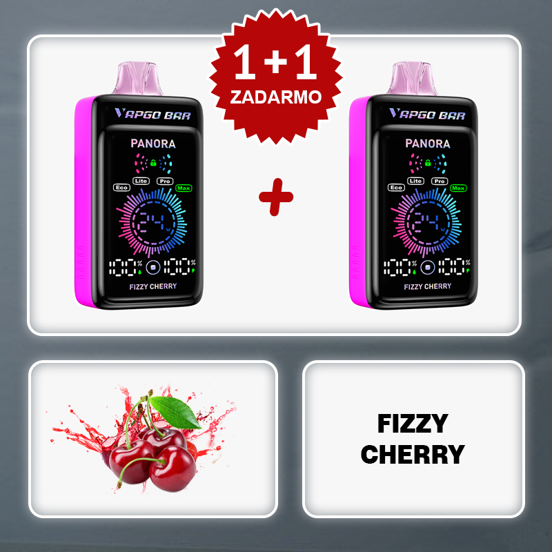 💥Akcia 1+1 ZADARMO!✨Vapgobar Panora 25000 PUFFS