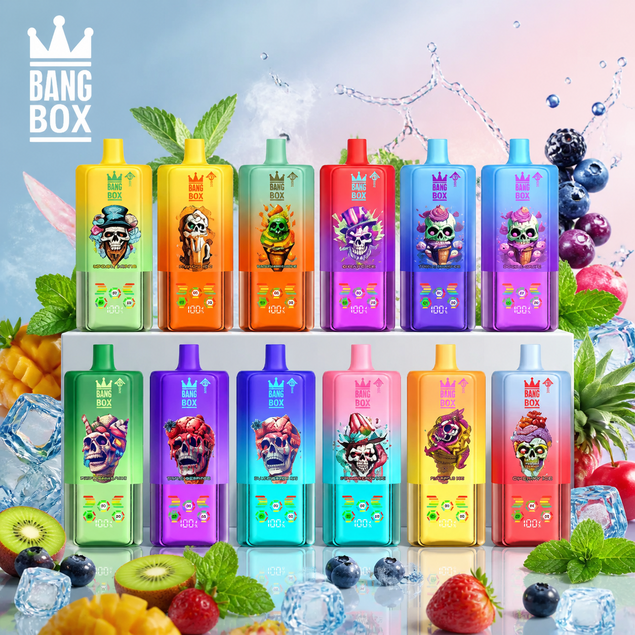 💥BANG BOX 80 000 potahů – jednorázové vape 3 v 1 s příchutí
