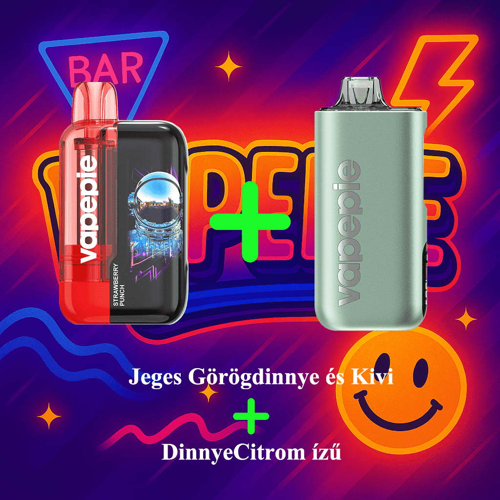 2 darabos akciós csomag（30K Jeges Eper és Cseresznye + 40K DinnyeCitrom ízű）