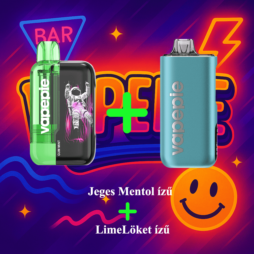 2 darabos akciós csomag（30K Jeges Mentol ízű + 40K LimeLöket ízű）