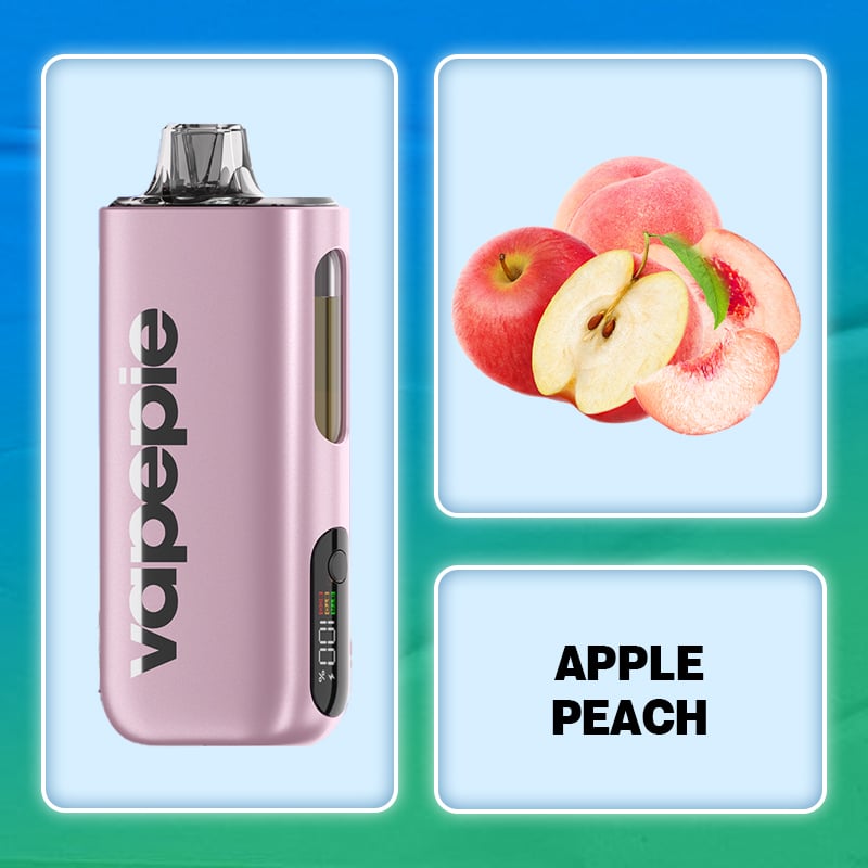 Jablko-broskev & VAPEPIE Max 40000 PUFFS