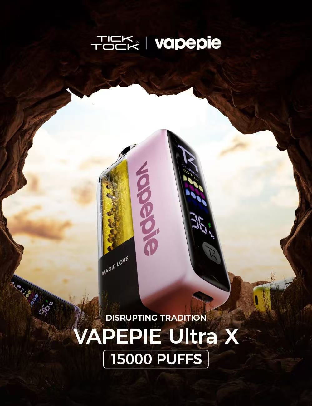 VAPEPIE ULTRA X 15000 PUFFS – CHOOSE QUANTITY