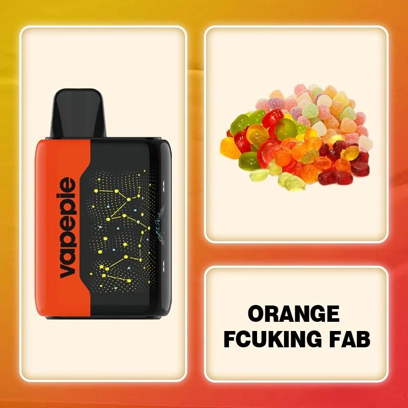 ORANGE FCUKING FAB-VAPEPIE 25000 PUFFS - Star Sky Curved Screen!