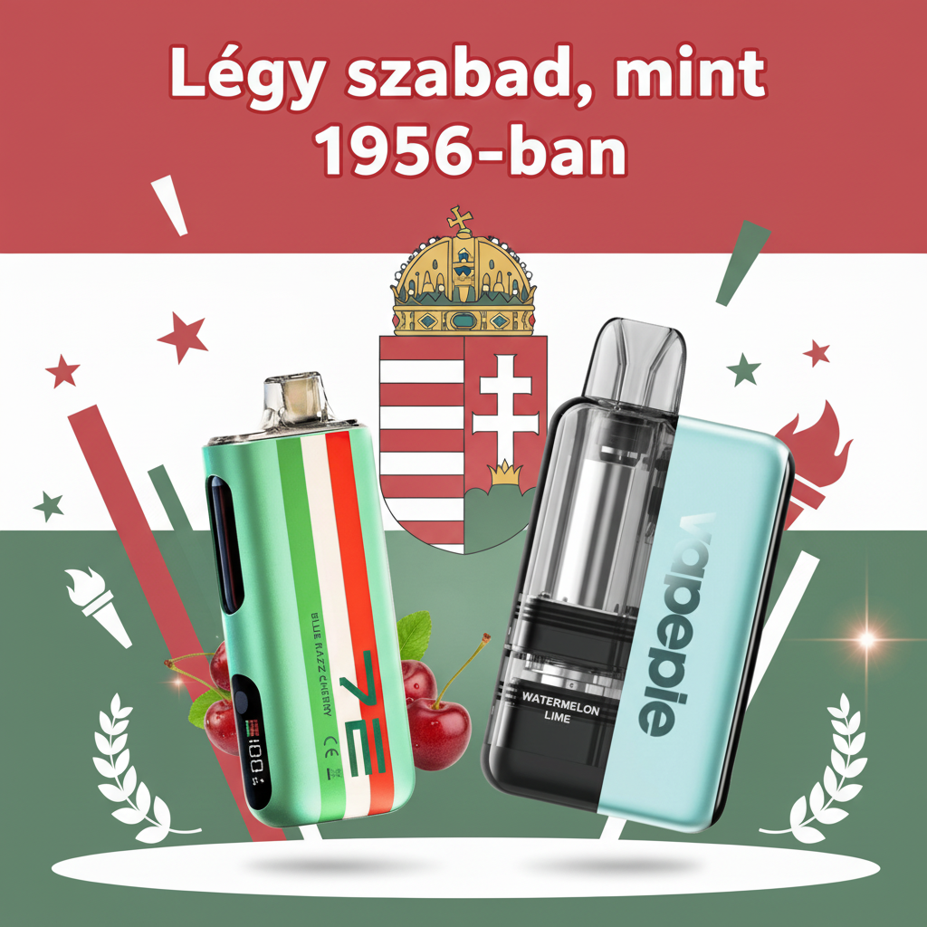 🎉 Vapepie limitált szett! Ünnepeld a szabadság szellemét a prémium és bestsellerek párosával!