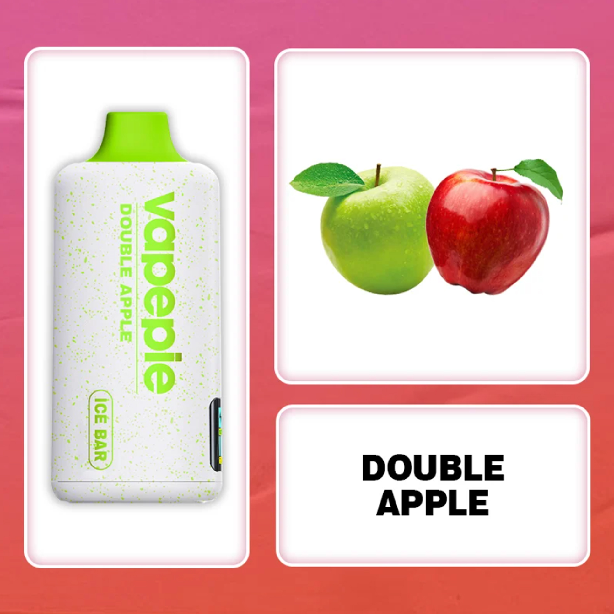 DOUBLE APPLE-VAPEPIE PowerGo 9800 PUFFS