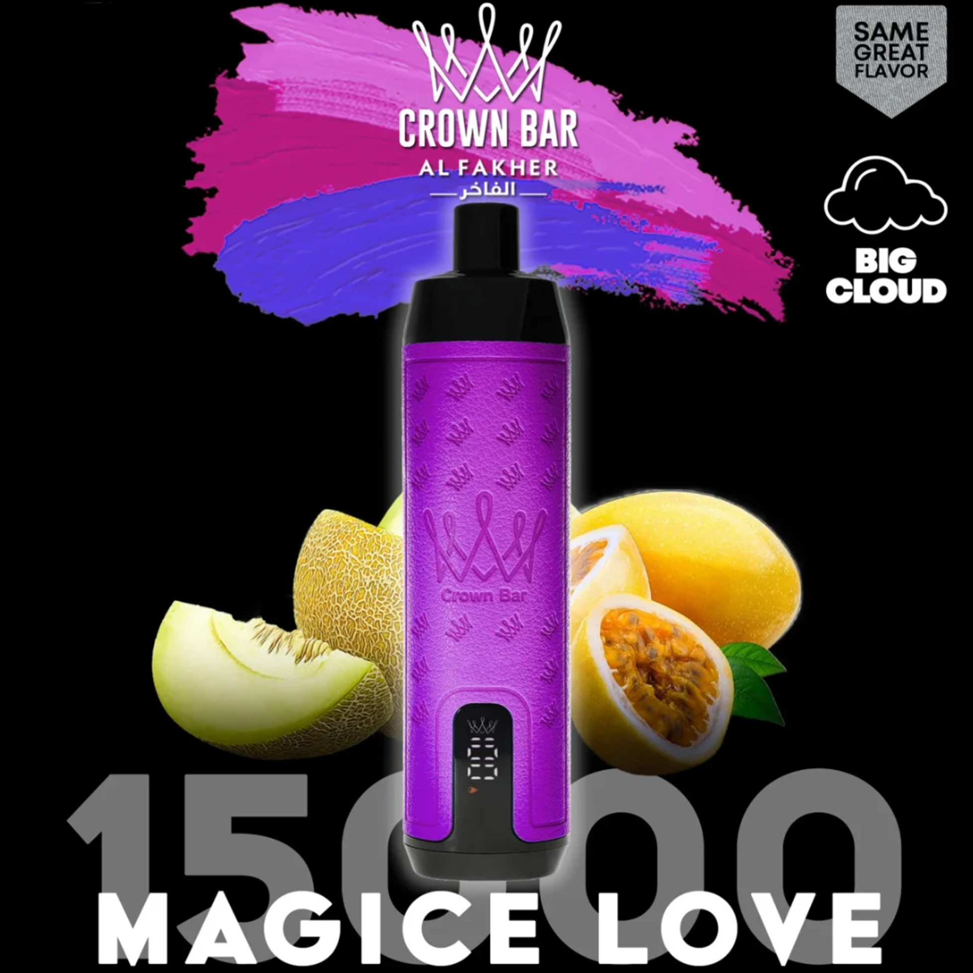 MAGIC LOVE	🔥AL FAKHER 15000 Puffs with Integrated Hookah Soundwaves-Your Perfect Vape, Lasting Longer
