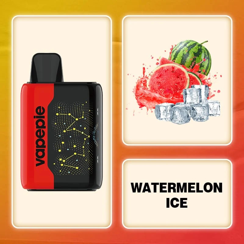 WATERMELON ICE-VAPEPIE 25000 PUFFS - Star Sky Curved Screen!