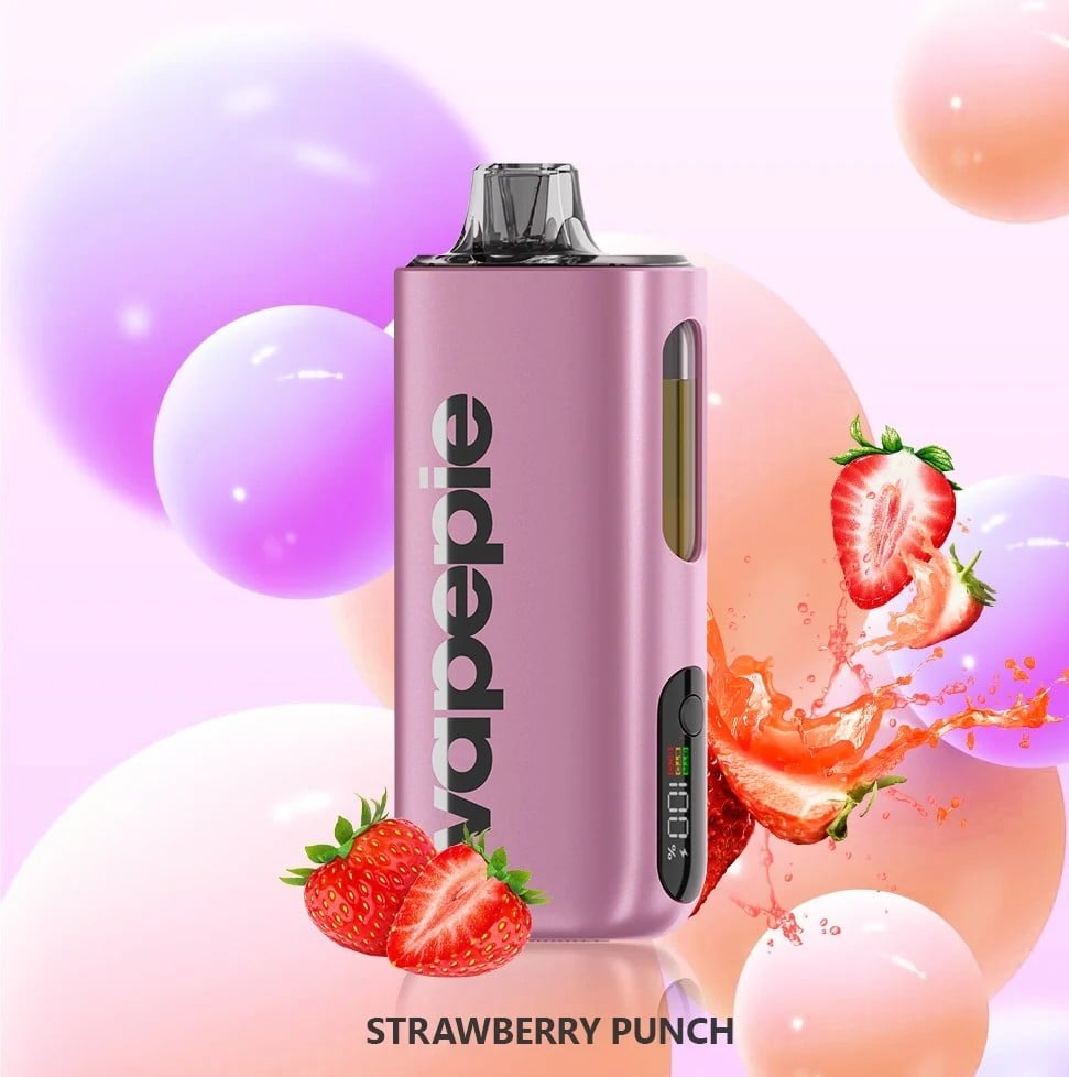 STRAWBERRY PUNCH (✨Új ízek)Vapepie 40,000 Puffs