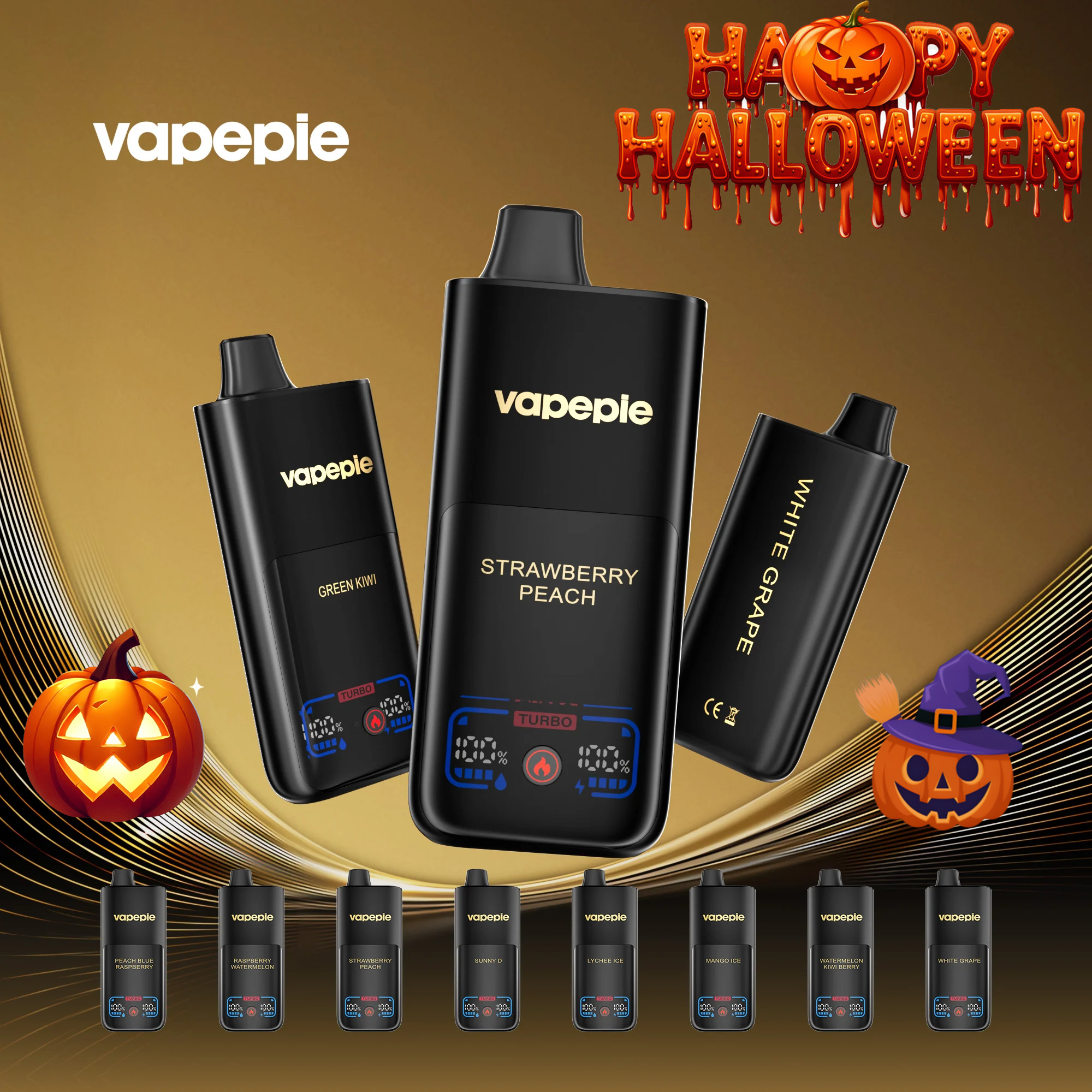 VAPEPIE MAX 70000 Puff Egyszerhasználatos E-cigaretta – Extra Hosszú Üzemidő, Számos Íz