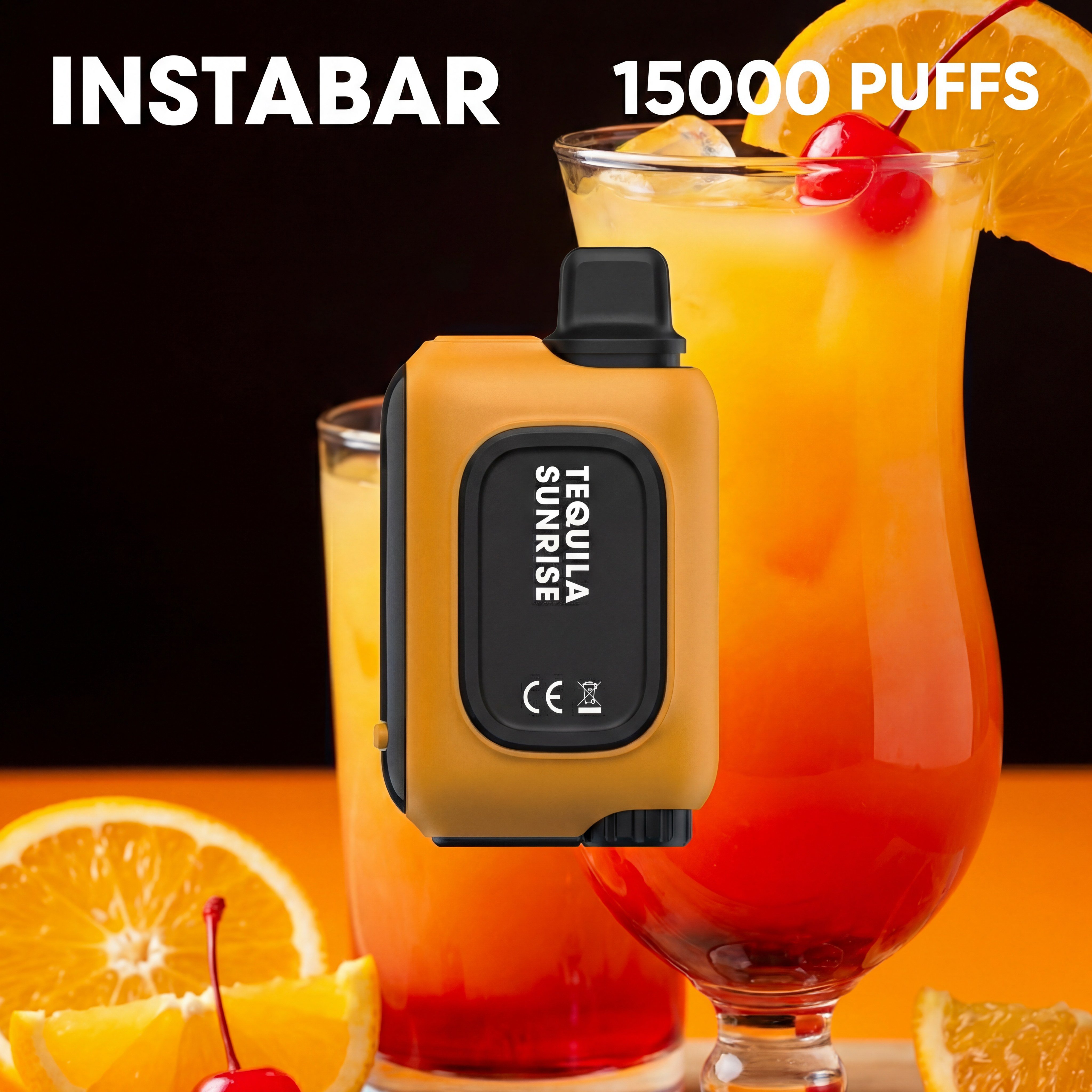 INSTABAR IBAR15000 PUFFS -🍹 Przepyszny smak Tequila Sunrise