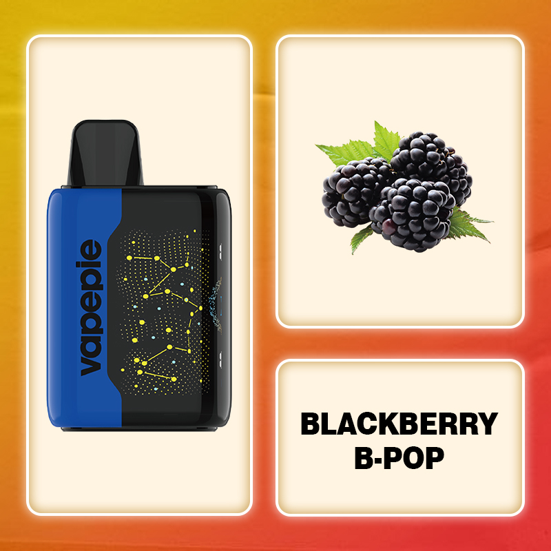 💥Akcia 1+1 ZADARMO!🔥Ostružina B-POP & VAPEPIE 25000 PUFFS - Star Sky Curved Screen