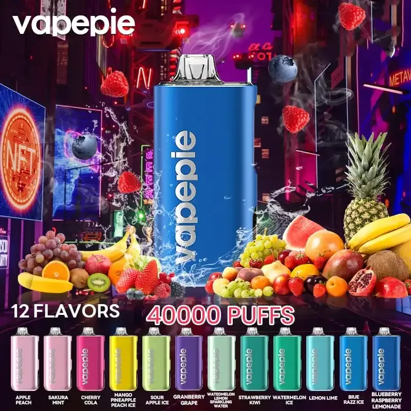 VAPEPIE Max 40000 PUFFS - A világ első ultra vékony Vape