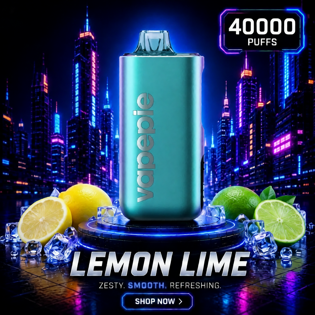 Lemon Lime |40000 Puffs Rechargeable Disposable Vape