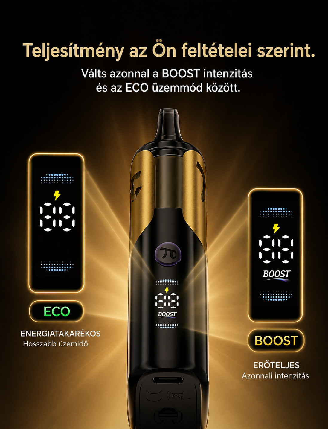 VAPEPIE MATRIX &ndash; tryby Eco i Boost