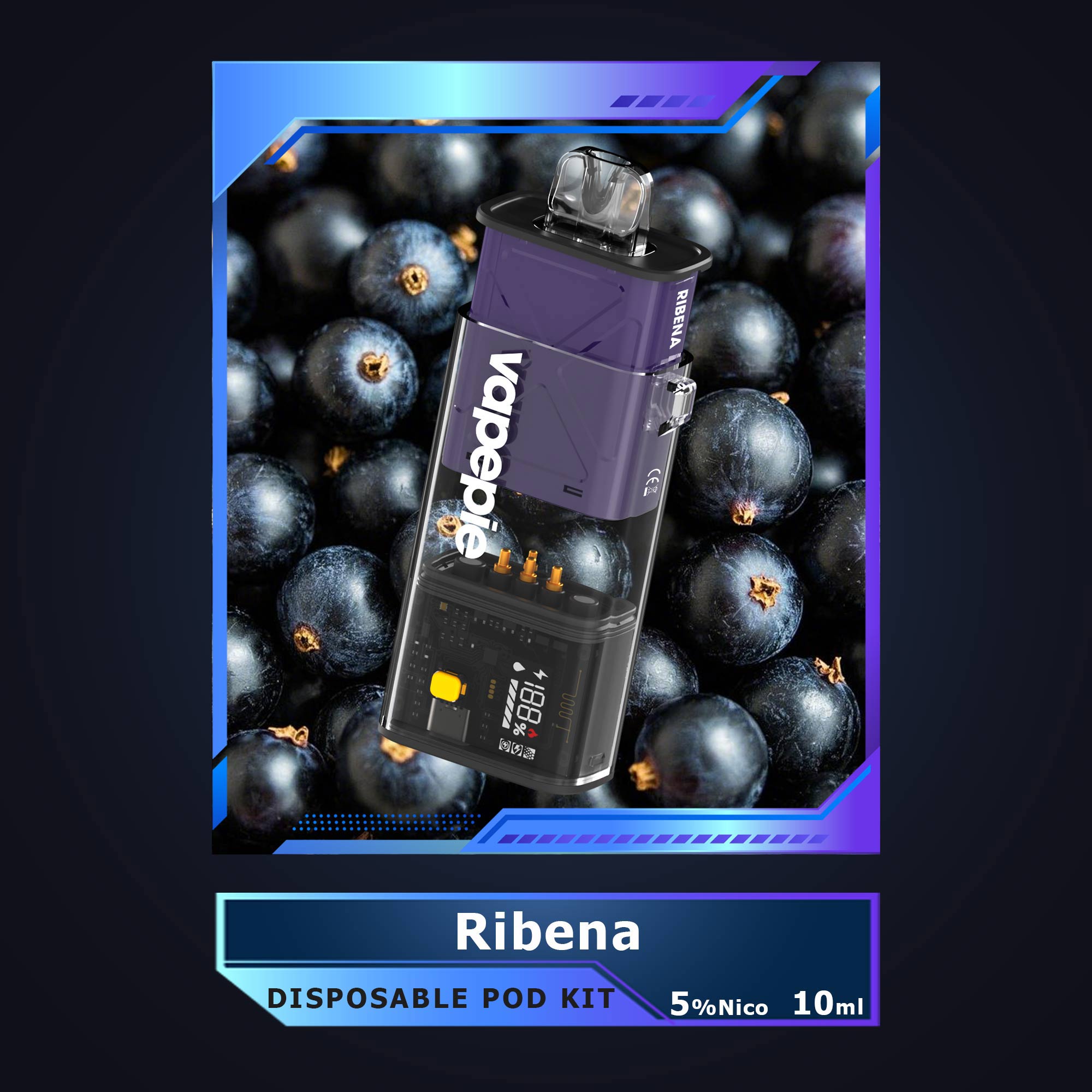 Vapepie Flexswitch 10000 Puffs -Ribena