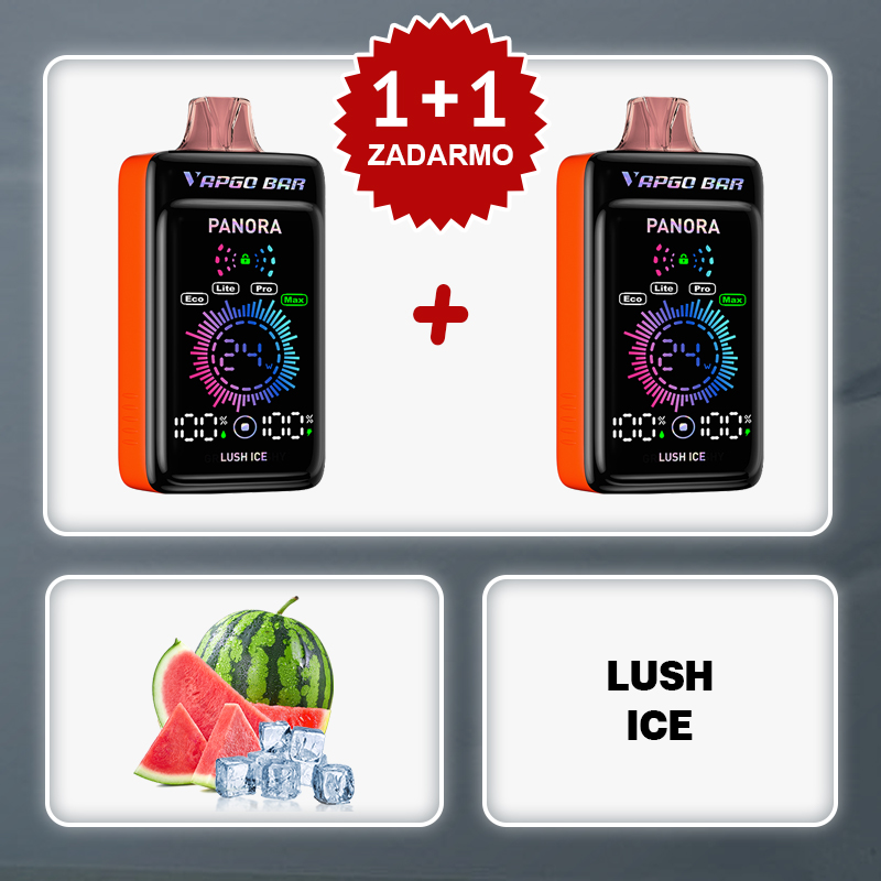 💥Akcia 1+1 ZADARMO!✨Vapgobar Panora 25000 PUFFS