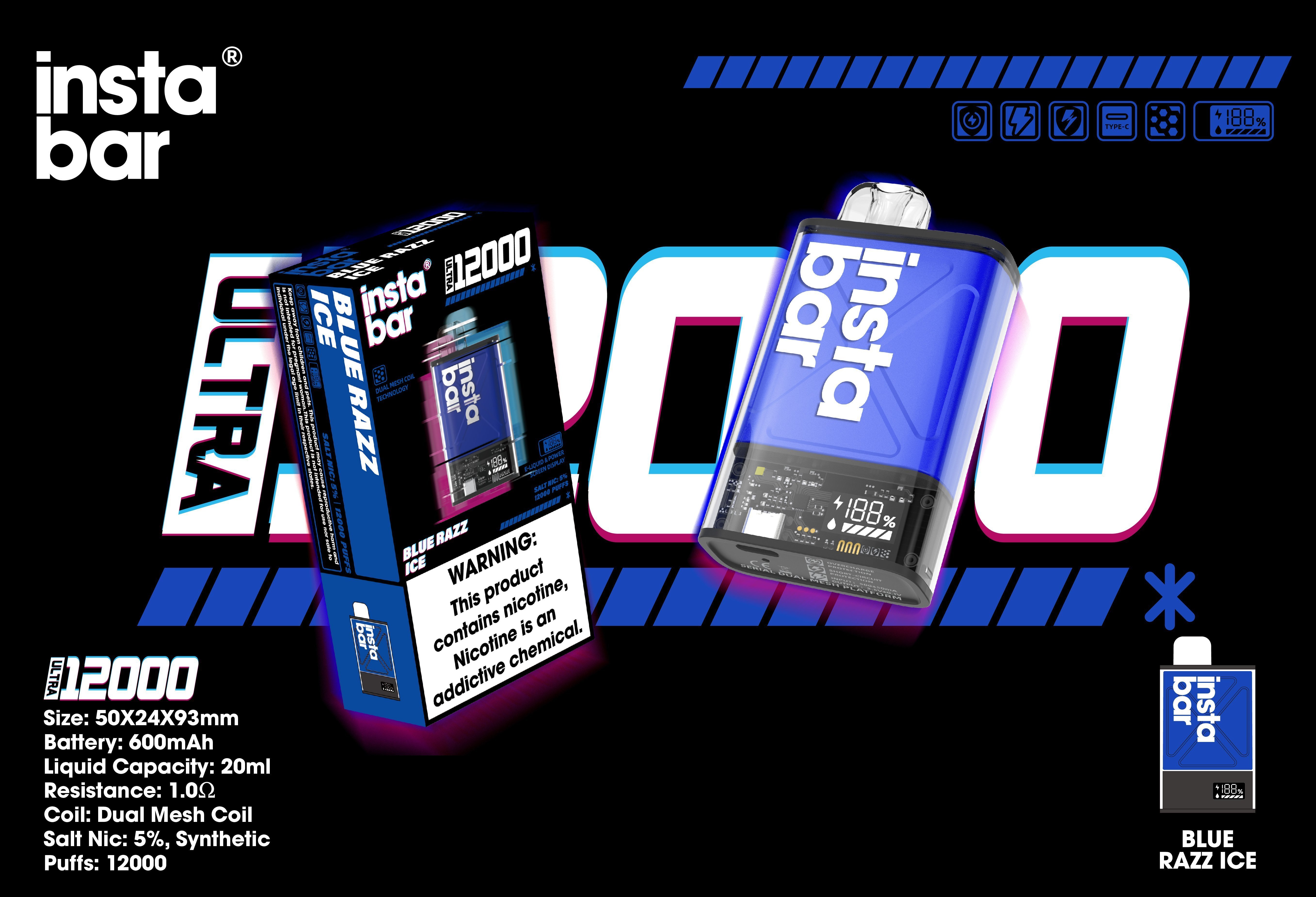 🧑‍🎄 Promocja świątecznego pakietu prezentowego 🎶 INSTABAR IU12000 PUFFS – najpopularniejszy wybór w Rzymie! 🏆🎄