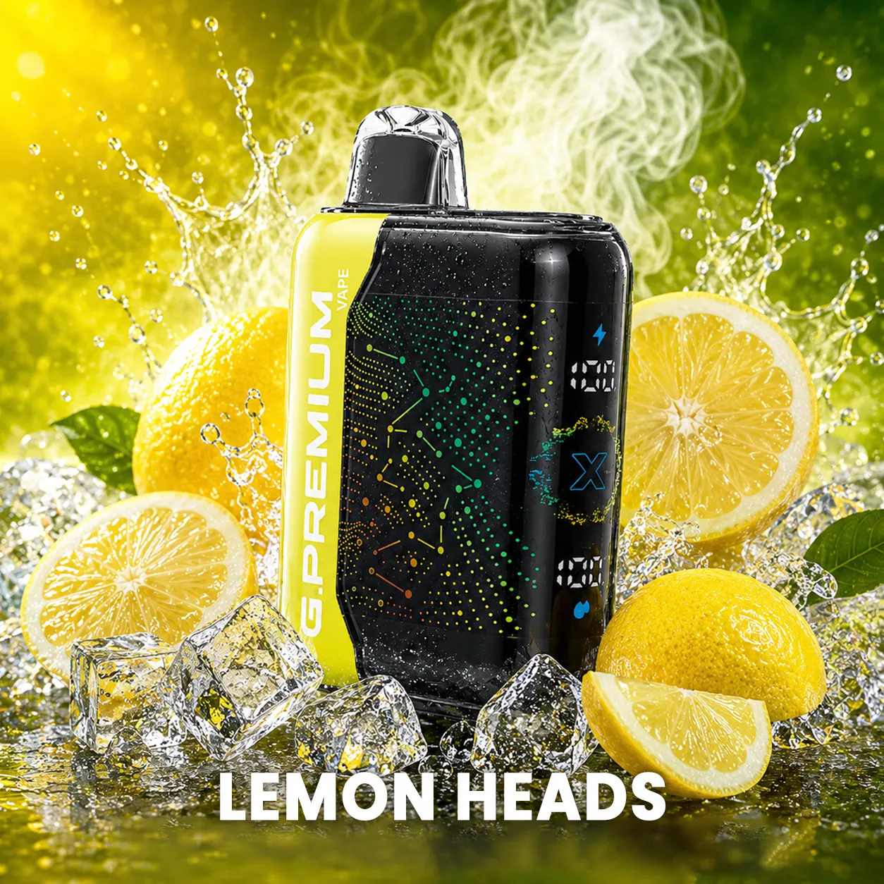 Legújabb Upgrade – G.PREMIUM VAPE 60 000 Slukk, Erős Mentol és Klasszikus Dohány ízzel