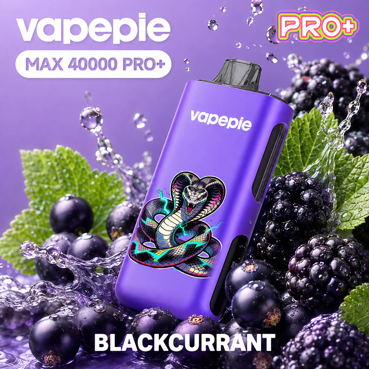 Černý Rybíz & Ostružina & VAPEPIE MAX 40 000 Potahů PRO+
