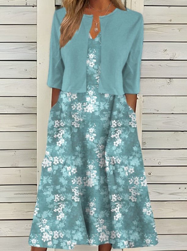 Alou | Charm Floral Dress Set