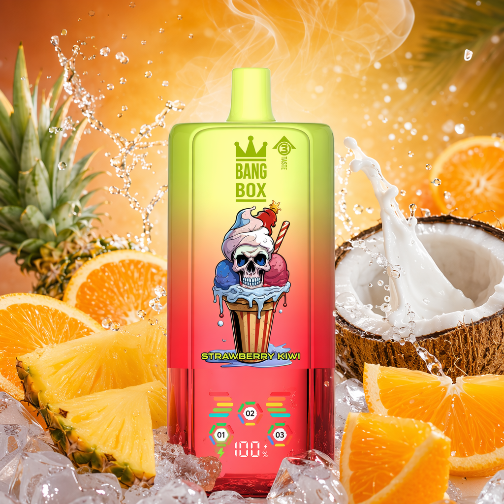 💥BANG BOX 80 000 potahů – jednorázové vape 3 v 1 s příchutí