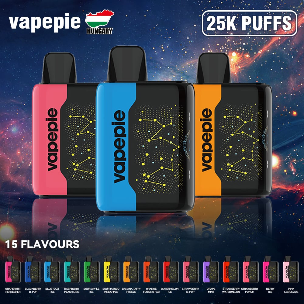 👇Válassza ki a kedvenc ízét 🌟VAPEPIE 25000 PUFFS 5%🌟
