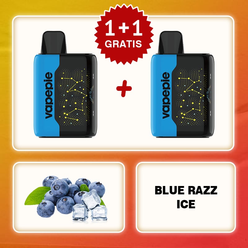 🎉Promocja 1+1 GRATIS!🎉Niebieski lód Raz - VAPEPIE 25000 PUFFS
