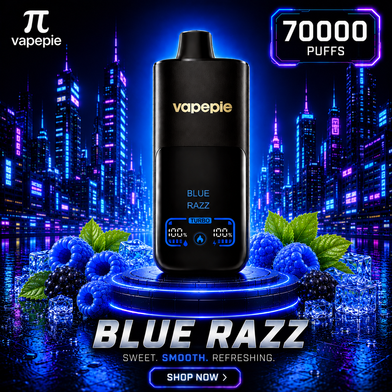 Vapepie MAX 70000 puffs Rechargeable Disposable Vape - A variety of flavors available