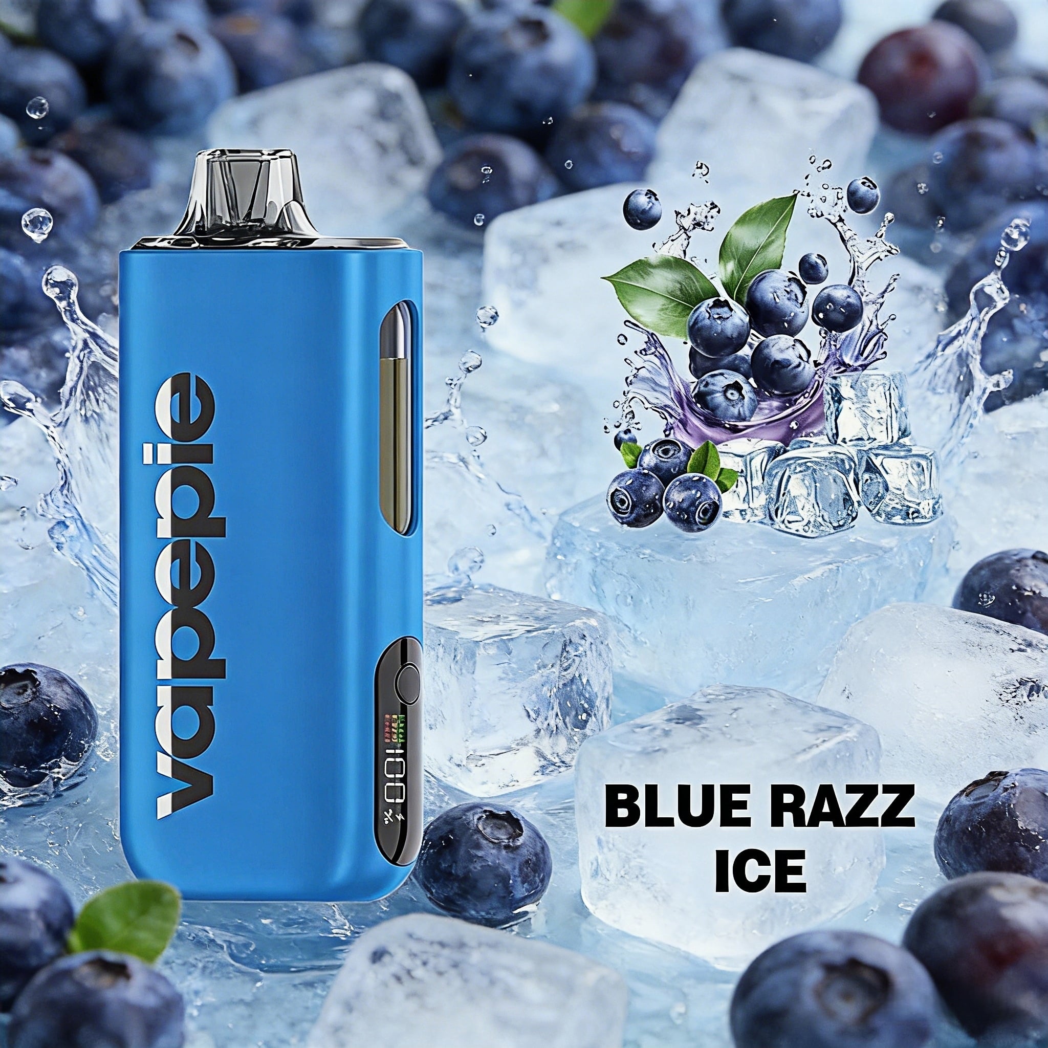 Blue Razz Ice | 40000 Puffs Rechargeable Disposable Vape