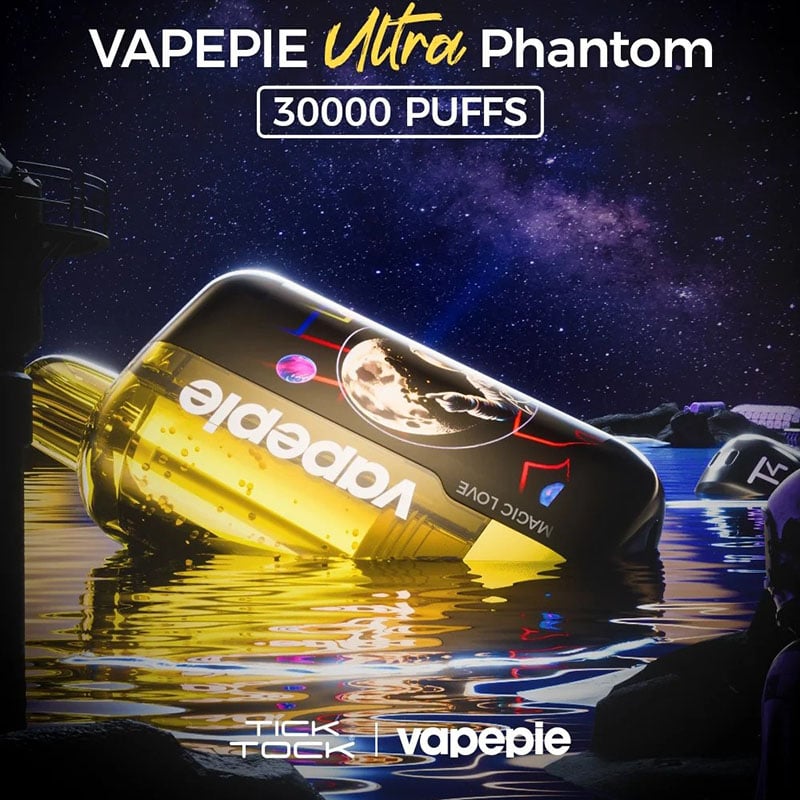 ✨3-DELNI PAKET S POPUSTOM✨ 🌌 VAPEPIE x TK 🌌 Ultra Phantom 30000 vdihov – 10 okusov