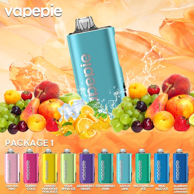 Vapepie 40000 Max Puffs Strawberry Punch