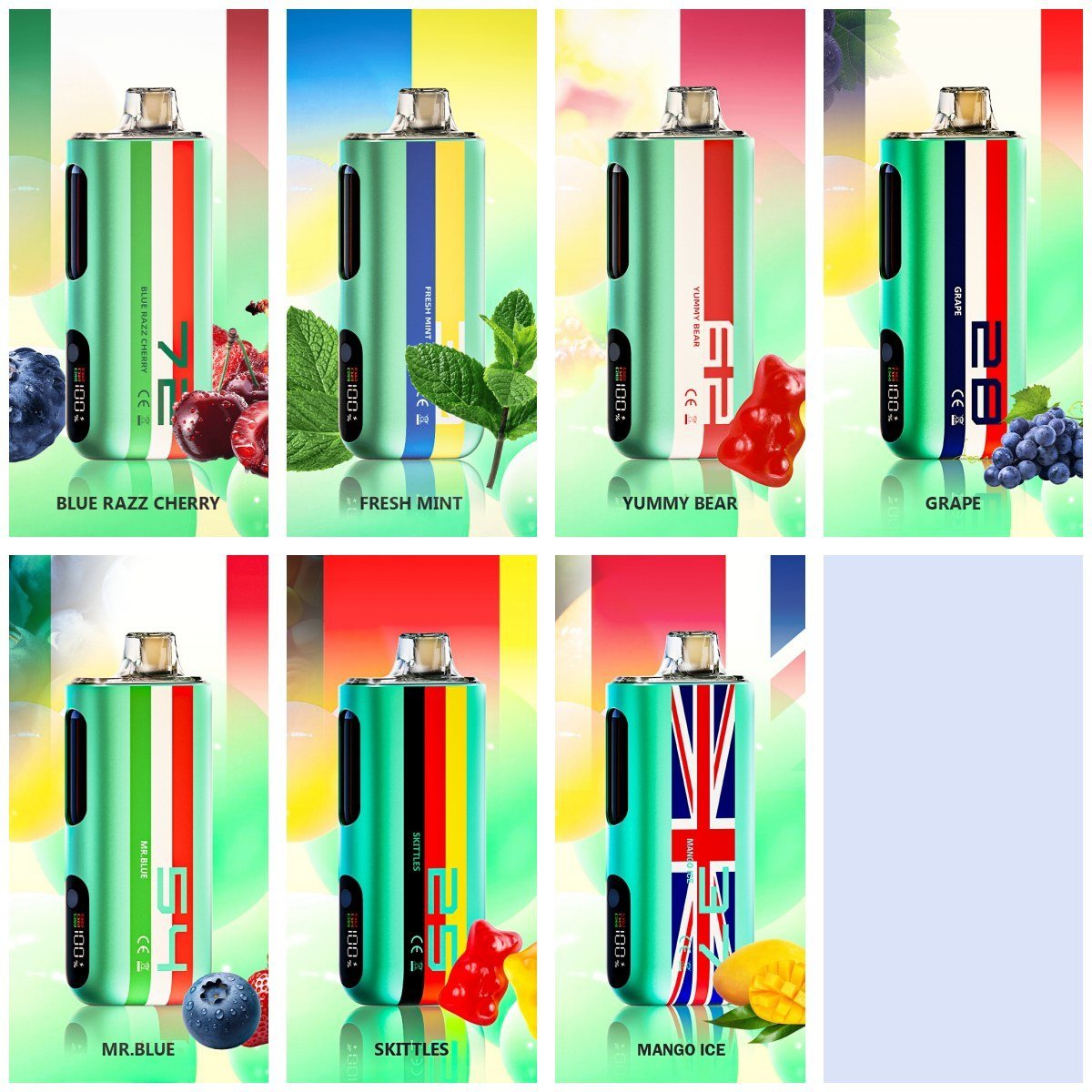 VAPEPIE 40000 NEW – National Flag Collection