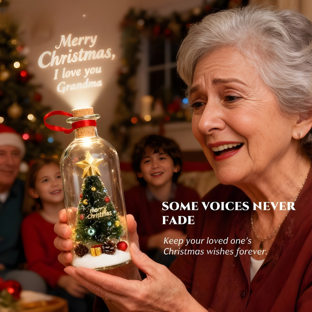 Christmas Voice Wish Bottle