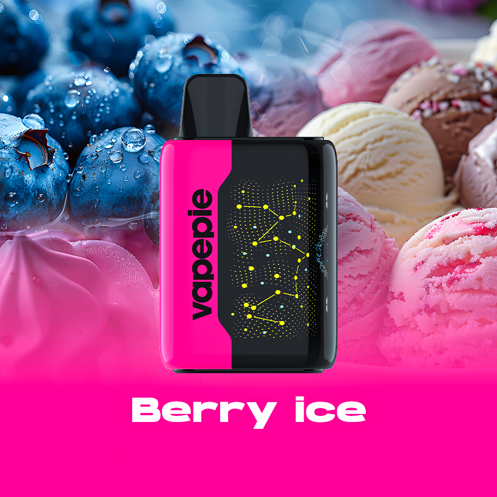 BERRY ICE - VAPEPIE 25000 PUFFS - Star Sky Curved Screen