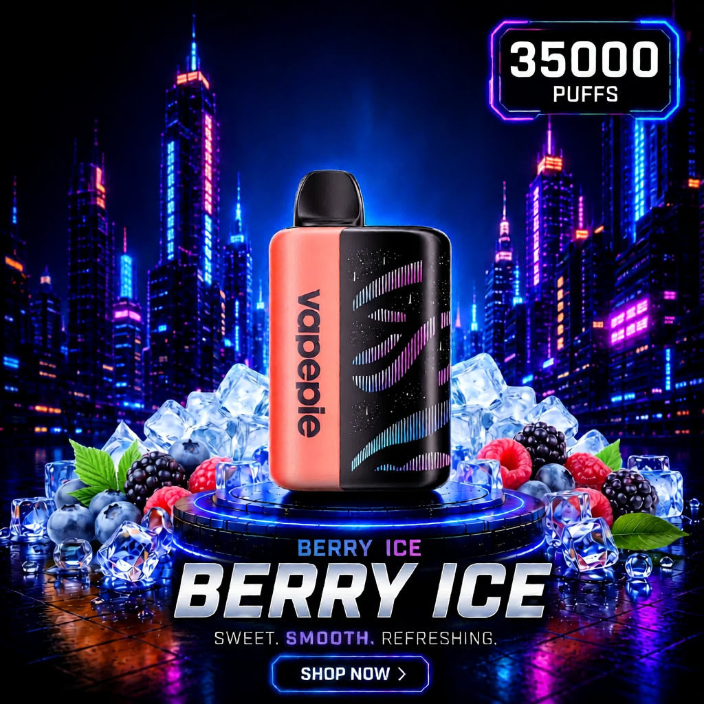 Berry Ice | 35000 Puffs Rechargeable Disposable Vape