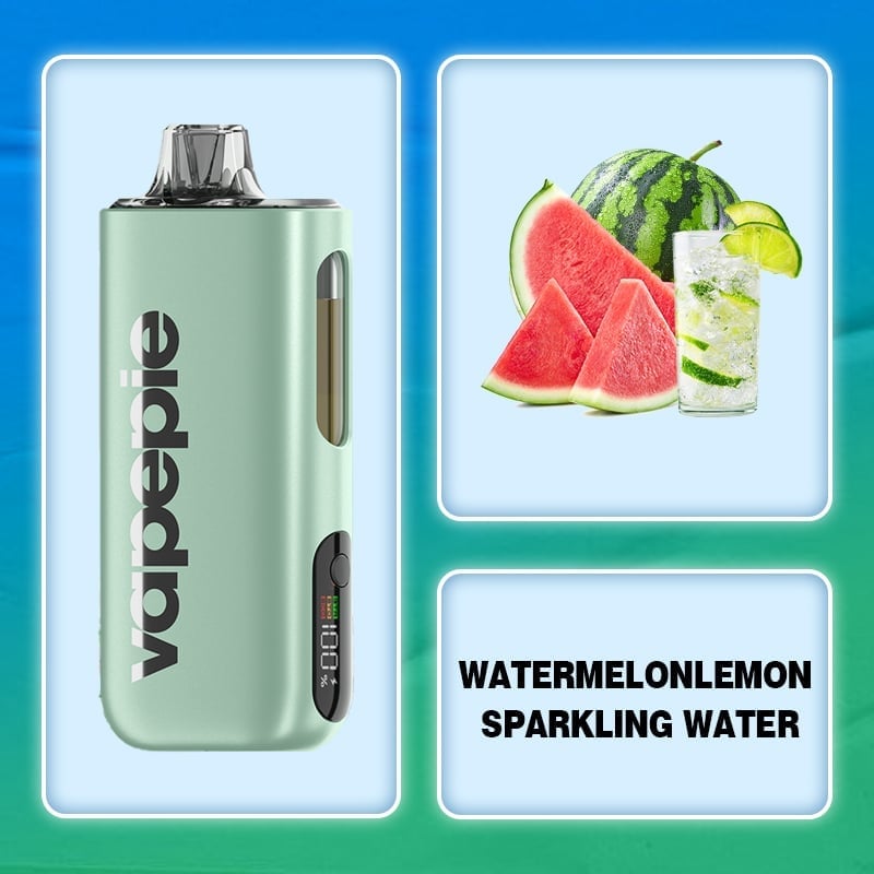 Watermelonlemon Sparkling Water | 40000 Puffs Rechargeable Disposable Vape