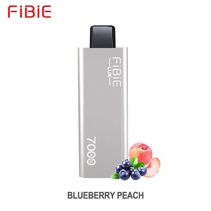 FIBIE  7000 PUFFS – smak jagód i brzoskwini