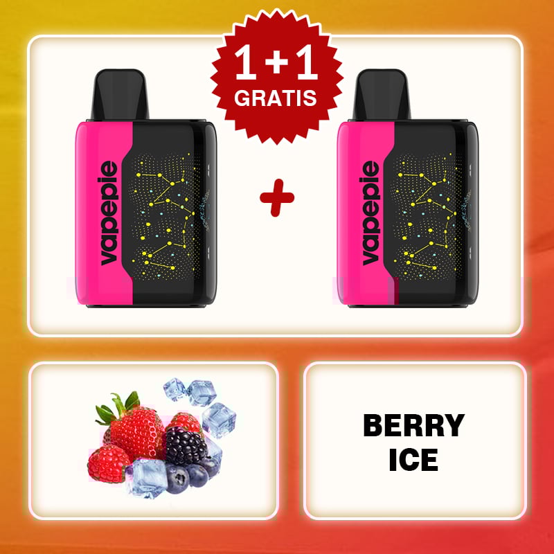 🎉Promocja 1+1 GRATIS!🎉Jagodowy lód - VAPEPIE 25000 PUFFS