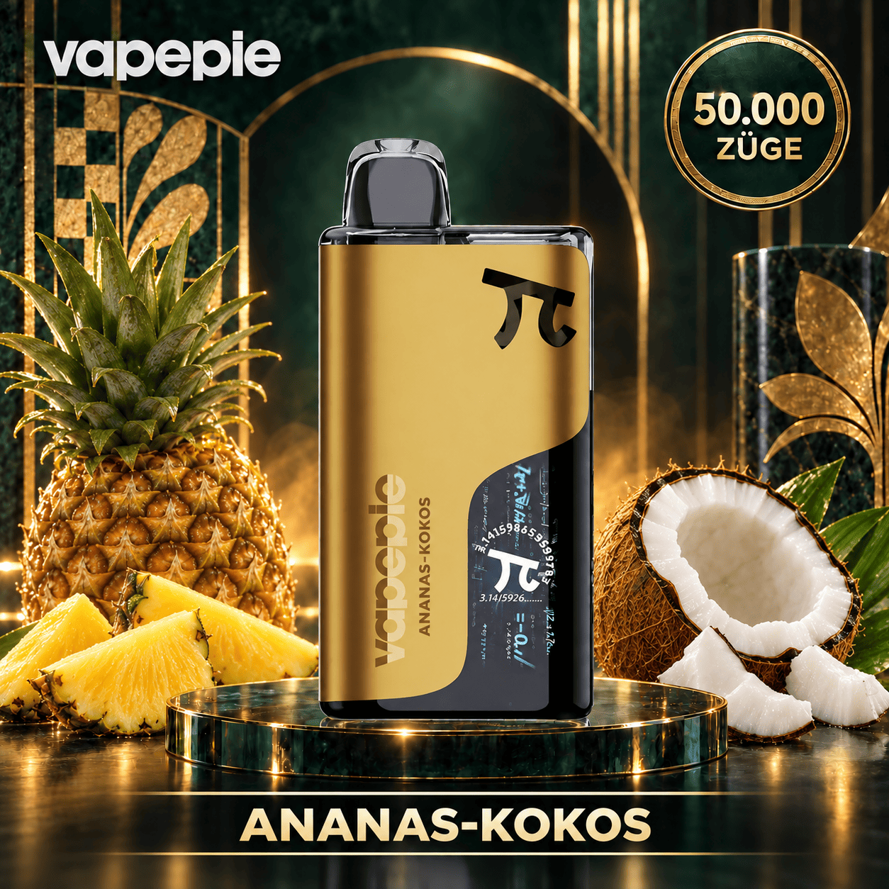 Vapepie Matrix 50 000 Züge – wiederaufladbare elektronische Zigarette, verfügbar und speicherbar