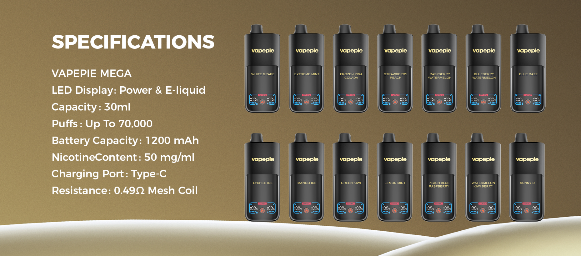 VAPEPIE MECA 70000 PUFFS