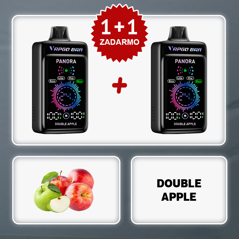 💥Akcia 1+1 ZADARMO!✨Vapgobar Panora 25000 PUFFS